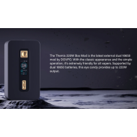Dovpo Themis Box Mod - Pink (2x 18650 Batterie) USB CDie Themis Box Mod von Dovpo wird durch externe 18650 Batterie (nicht enthalten) angetrieben und hat einen Leistungsbereich von 5-220w, kommen weg von der Norm Dovpo haben eine 0,96 "TFT-Bildschirm in der Mitte des Gerätes sitzt schön zwischen den Feuertasten und die Einstellungstasten integriert. Die Themis ist auf der größeren Größe von Mods messen etwa 48mm x 26mm x 87,2mm und ist aus Aluminium-Legierung bietet eine strapazierfähige und leichtes Gewicht mod gemachtLieferumfang: Dovpo Themis Box Mod - vers. Farben13635DOVPO52,00 CHFsmoke-shop.ch52,00 CHF