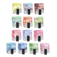Elfa Pod Nachfüll - Kartuschen von ElfBarLieferumfang: 1x Elfa Nachfüll - Kartuschen von Elf BarDie Elfa Pod Kartuschen von Elf Bar wurden für das Elfa Pod Kit von Elf Bar entwickelt und sind in 13 unterschiedlichen Geschmacksrichtungen erhältlich. Im Lieferumfang sind jeweils 2 Kartuschen pro Aroma enthalten. Verschiedene Geschmacksrichtungen auswählbar2 Patronen in verschiedenen GeschmacksrichtungenMenge der Flüssigkeit: je 2mlNikotingehalt: 20mg/ml NikotinsalzAnzahl der Puffs: je 600 Puffs (Herstellerangaben ohne Gewähr)Zugverhalten: Mund zu Lunge (MTL)Länge: 52mmDurchmesser: 19mmKompatibel mit dem Elfbar ELFA Starter Kit (separat erhältlich).Intensive Geschmäcker13624Elf Bar - Disposable Pods5,90 CHFsmoke-shop.ch5,90 CHF