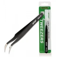 Keramik Pinzette gebogen - Tweezer HRC40 Antistatic Stainless Steel SchwarzKeramik Pinzette gebogen - Tweezer HRC40 Antistatic Stainless Steel Professional Tweezers ESD 15Die abgewinkelte Pinzette ist ideal für Ihre Montagen und Wicklungen Hochwertige gebogene Präzisionszange aus Edelstahl für Ihre Montagen12343Smoke-Shop.ch5,50 CHFsmoke-shop.ch5,50 CHF