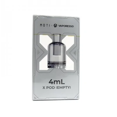 Moti 4ml -Ersatz Kartuschen XL - 2 StückPackung mit zwei Ersatz X Pod-Patronen für den X Mini von Vaporesso x Moti.Funktioniert mit X5 Coils.Kapazität von 4ml.Befüllung von unten.Anti Lecks. 13658Moti - Pod kit3,00 CHFsmoke-shop.ch3,00 CHF