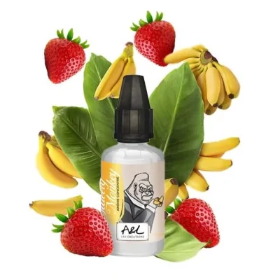 Sweety Monkey - A&L 30ml Aroma (DIY)Geschmack: Banane, ErdbeereDas weiche Bananenkonzentrat wird von saftigen und süßen roten Erdbeeren begleitet.Hersteller A&amp;LLand FrankreichGeschmack FruchtigVerpackung Flacon PE 30ml avec bouchon sécurité enfantInhalt 30mlZiehzeit 2 - 3 TageEmpfohlene Dosierung ab 8%.Aromakonzentrat zum Verdünnen in einer Basis.Aroma nie pur dampfen13665A&L Shakers Aromen11,90 CHFsmoke-shop.ch11,90 CHF