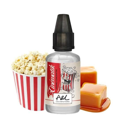 Cinematik - Les Créations von a&l shakers Aroma (DIY)Ein Gourmet-Konzentrat mit gutem knusprigen und karamellisierten Popcorn für schöne Vaping-Abende.Cinematik - Les Créations von a&amp;l shakers Aroma (DIY)Hersteller A&amp;LLand FrankreichGeschmacksrichtung GourmetVerpackung Flacon PE 30ml avec bouchon sécurité enfantInhalt 30mlReifezeit 3 bis 5 Tage5 TageAroma nie pur dampfen 13670A&L Shakers Aromen11,90 CHFsmoke-shop.ch11,90 CHF