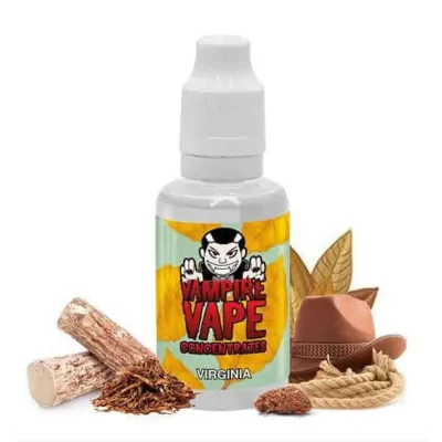 Virginia - 30 ml Aroma von Vampire Vape (DIY)Lieferumfang: 1x Virginia - 30 ml von Vampire Vape (DIY)Geschmack: Befriedigen Sie Ihr Verlangen mit Virginia Tobacco, dem rauchigen Rohtabakaroma, das den traditionellen Geschmack nachahmt.Das authentische Aroma durchdringt die Mischung und liefert einen Geschmack, der mit seinen reichhaltigen und gesunden Aromen beeindrucktAroma nie pur Dampfen!Dosierempfehlung 8-12 %13678Vampire Vape12,00&nbsp;CHFsmoke-shop.ch12,00&nbsp;CHF