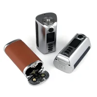 Box Riva 200 - Dovpo - 200 Watt (2x 18650) ohne DNAAbmessungen: 80x43x39,5 mm.Eine Lederbox für einen außergewöhnlichen Griff.Ausdauernder Mod, der mit 2 18650er Batterien betrieben wird.Ergonomisches Design.Tadellose Oberflächen.Eleganz und Leistung in einem Mod.0,96 "TFT-Farbbildschirm.200 Watt Leistung.Lieferumfang:1 x RIVA 2001 x USB Typ-C Kabel1 x Benutzerhandbuch1 x Warnkarte zur BatterieverwendungEigenschaften:Elektronische Mod-Box mit 2 18650er BatterienVariable Leistung bis zu 200 WattEchtes Leder510er AnschlussAbmessungen: 80 x 43 x 39,5 mmVerschiedene Farben verfügbar13697DOVPO34,90 CHFsmoke-shop.ch34,90 CHF