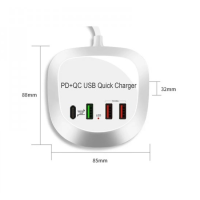 Quick Charger PD+QC USB WLX-T3PSchnellladegerät mit 4 Anschlüssen zum gleichzeitigen Aufladen Ihrer Geräte.Maximale Gesamtleistung von 40 Watt.2 x 5V 3,6A USB-A-Anschlüsse.1 x 20-Watt-USB-A-Anschluss.1 x 20-Watt-USB-C-Anschluss.Eine LED zeigt an, ob ein Gerät aufgeladen wirdQuick Charger PD+QC USB WLX-T3P13847Smoke-Shop.ch28,10 CHFsmoke-shop.ch28,10 CHF
