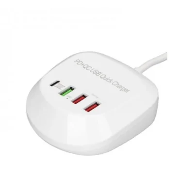 Quick Charger PD+QC USB WLX-T3PSchnellladegerät mit 4 Anschlüssen zum gleichzeitigen Aufladen Ihrer Geräte.Maximale Gesamtleistung von 40 Watt.2 x 5V 3,6A USB-A-Anschlüsse.1 x 20-Watt-USB-A-Anschluss.1 x 20-Watt-USB-C-Anschluss.Eine LED zeigt an, ob ein Gerät aufgeladen wirdQuick Charger PD+QC USB WLX-T3P13847Smoke-Shop.ch28,10&nbsp;CHFsmoke-shop.ch28,10&nbsp;CHF