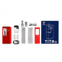 Tita X AIO Red Edition - Veepon (Boro Device)Veepon ist zurück in Kraft mit dem Tita X AIO Kit, für alle Boros-Fans und diejenigen, die Qualität Ausrüstung zu entdecken!Kompatibel mit allen Boro-Tanks.Arbeitet mit einer 18650/21700 Batterie (nicht enthalten).Leistungsstarker VP60-Chipsatz.Auswechselbare Frontplatten.Aufladen über USB-C.Alle Arten von vape sind möglich, von MTL zu DL.4ml Boro Tank Veepon kompatibel mit VVC Spulen.Lieferumfang: 1 x Tita X AIO Mod1 x Veepon Boro Tank2 x Mesh-Spulen 0,3ohm1 x Transparente Frontblende1 x Schwarze Frontblende1 x 18650 Adapter1 x USB-C KabelEigenschaftenGröße: 44.55*26*84mmAkku 18650/21700Material: Aluminiumlegierung und SS3164ml FassungsvermögenMTL bis DL-ZugAufladen über USB-CAuswechselbare Platten13838VEEPON - Tita144,90 CHFsmoke-shop.ch144,90 CHF