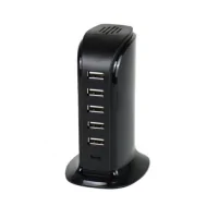 Power Charger 6 USB Ports Black 506ALLadegerät mit 6 Anschlüssen (5 x USB-A, 1 x USB-C) zum gleichzeitigen Laden Ihrer Geräte.Maximale Ladeleistung von 4 Ampere.Die 6 Anschlüsse (USB-A + USB-C) bieten einen Ausgang von maximal 5V/2A, insgesamt 4A.Eine LED zeigt an, ob ein Gerät geladen wird.Kabel für den direkten Anschluss an eine Steckdose.13871Smoke-Shop.ch6,90 CHFsmoke-shop.ch6,90 CHF