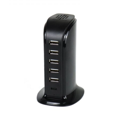 Power Charger 6 USB Ports Black 506ALLadegerät mit 6 Anschlüssen (5 x USB-A, 1 x USB-C) zum gleichzeitigen Laden Ihrer Geräte.Maximale Ladeleistung von 4 Ampere.Die 6 Anschlüsse (USB-A + USB-C) bieten einen Ausgang von maximal 5V/2A, insgesamt 4A.Eine LED zeigt an, ob ein Gerät geladen wird.Kabel für den direkten Anschluss an eine Steckdose.13871Smoke-Shop.ch9,90 CHFsmoke-shop.ch9,90 CHF