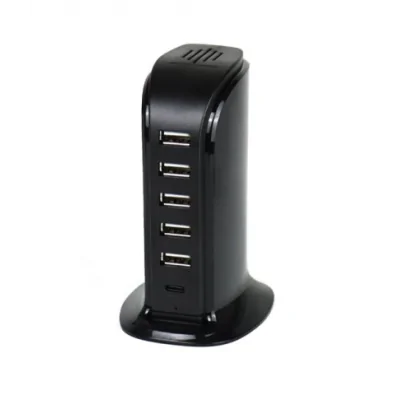 Power Charger 6 USB Ports Black 506ALLadegerät mit 6 Anschlüssen (5 x USB-A, 1 x USB-C) zum gleichzeitigen Laden Ihrer Geräte.Maximale Ladeleistung von 4 Ampere.Die 6 Anschlüsse (USB-A + USB-C) bieten einen Ausgang von maximal 5V/2A, insgesamt 4A.Eine LED zeigt an, ob ein Gerät geladen wird.Kabel für den direkten Anschluss an eine Steckdose.13871Smoke-Shop.ch9,90&nbsp;CHFsmoke-shop.ch9,90&nbsp;CHF