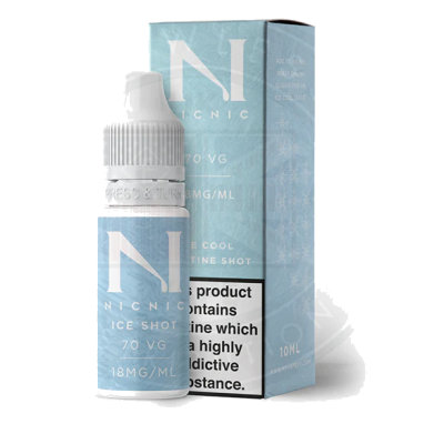 NIC NIC - ICE SHOT - Nikotin SHOT 10ML - 18mg - 70% VGLieferumfang: NIC NIC - ICE SHOT - Nikotin SHOT 10ML - 18mg - 70% VG10ml Pet 70 VG 30 PGGeschmack:  neutral (Zum Beimischen von E-Liquids)Dieser Nikotinshot gibt einen hochwertigen und sanften Nikotinschlag. Hergestellt mit nur pharmazeutischen Grad Nikotin, pflanzliches Glycerin und Propylenglykol.Hergestellt mit 70VG und 18mg pharmazeutische Qualität Nikotin, ist dieses Nikotin Schuss ideal für das Hinzufügen zu Ihrem LiquidNic Nic Ice Shots Nikotin-Shot liefert das gleiche hochwertige Nikotin wie unsere Standard-Shots, aber wir haben auch gerade genug Eis hinzugefügt, um Ihr Basisliquid aufzuwerten. 13888Flawless E-Liquid UK2,50 CHFsmoke-shop.ch2,50 CHF