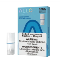 Allo SYNC – Pods 20mg - vers. GeschacksrichtungenDer ALLO SYNC ist der neueste Zuwachs in der smoke-shop Familie.Nach den äußerst beliebten Allo Einweggeräten ist der Allo Sync ein herausragendes geschlossenes Pod-System, das Mesh-Pods verwendet, um eine breite Palette von Vielfalt und Geschmack zu bieten.Diese Pods sind mit Ihrem Stlth-Gerät und dem Allo Sync-Gerät kompatibel. Diese Pods enthalten 20mg Nikotin. Jede Packung enthält 3 Pods mit je 2ML Nikotinsalz. Die ALLO Sync-Pods sind über unsere Bundle-Optionen erhältlich. ALLO SYNC gibt es in den Geschmacksrichtungen, die Sie von der berühmten ALLO DISPOSABLE Linie kennen und lieben.  Alle Geschmacksrichtungen können Spuren von Minze und/oder Menthol enthalten.Juicy Mango Crisp AppleFruit TwistSummer FruitsFresh GrapeBlue ICE13891Allo Vape Device Disposable6,90 CHFsmoke-shop.ch6,90 CHF