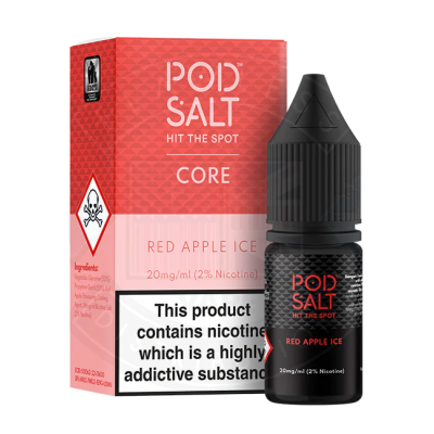 Pod Salt Fusion - Red Apple ICE 10ml E-Liquid - 20mg -Red Apple Ice Herrlich klassisch und frisch, bringen knackige rote Äpfel Süße in jeden Zug. Unterstrichen durch eine kühlende Eisbrise zum Abschluss.Pod Salt Red Apple Ice kommt als 10ml Salz Pod Saft, entworfen für Pod Vapes. Dieser Saft enthält 11/20mg Nikotin.50% VG / PG13896Pod Salt - Nikotinsaltz6,90 CHFsmoke-shop.ch6,90 CHF