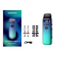 Kit Pod Vinci 3 1800mAh - Voopoo - USB-C - vers. FarbenDie Vinci-Familie wächst mit der Ankunft des Vinci 3!Eingebauter 1800mAh-Akku, der über USB-C geladen wird.Maximale Leistung von 50 Watt.Äußerst präzises und effizientes "Mobius"-Luftstromsystem, daszwischen MTL- und DL-Zug zu wechseln.Chipsatz mit intelligentem Pod-Temperaturmanagement.Aktivierung durch Ziehen oder Drücken der Taste.Informativer Bildschirm mit allen notwendigen Informationen.Kartusche mit einem Fassungsvermögen von 4 ml, die durch Abnehmen des Tropfstutzens aufgeladen werden kann.Kompatibel mit allen PnP Serie Spulen.13925Voopoo18,00 CHFsmoke-shop.ch18,00 CHF