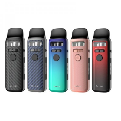 Kit Pod Vinci 3 1800mAh - Voopoo - USB-C - vers. FarbenDie Vinci-Familie wächst mit der Ankunft des Vinci 3!Eingebauter 1800mAh-Akku, der über USB-C geladen wird.Maximale Leistung von 50 Watt.Äußerst präzises und effizientes "Mobius"-Luftstromsystem, daszwischen MTL- und DL-Zug zu wechseln.Chipsatz mit intelligentem Pod-Temperaturmanagement.Aktivierung durch Ziehen oder Drücken der Taste.Informativer Bildschirm mit allen notwendigen Informationen.Kartusche mit einem Fassungsvermögen von 4 ml, die durch Abnehmen des Tropfstutzens aufgeladen werden kann.Kompatibel mit allen PnP Serie Spulen.13925Voopoo18,00 CHFsmoke-shop.ch18,00 CHF