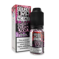 Double Drip Nic Salt Cherry Cream Soda 10ml E-liquid - 20mg Nikotinsalz