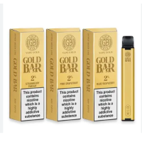 Gold Bar Disposable Vape - 2% Salt Nic/2.0ml (Einweg E-Zigarette)