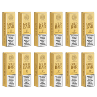 Gold Bar Disposable Vape - 2% Salt Nic/2.0ml (Einweg E-Zigarette)Gold Bar Disposable Vape ist eine Mischung aus Fruchtaromen, darunter saftige Beeren und tropische Früchte mit einem Hauch von Menthol für einen erfrischenden Abschluss. Verschiedene Geschmacksrichtungen: -Blue Raspberry-Kiwi Passion-Melon Berry-Watermelon Ice-Oasis-Spearmint-Lemon Ice-Peach Pear-Strawberry Parfait-Pink Grapefruit-Summer Berries-Banana ICEEingebaute BatterieVorgefüllte 2ml 20mg Nik-SalzBis zu 600 ZügeHyper Mesh SpuleInhalationsaktiviertDynamischer Zerstäuber12 kuratierte GeschmacksrichtungenGold Bar Einweg setzt einen neuen Goldstandard in der Vaping-Industrie, indem es hochwertige Materialien und unübertroffene Handwerkskunst kombiniert, um die nächste Generation von Einwegverdampfern zu liefern. Mit einer Nikotinstärke von 2 % und 12 maßgeschneiderten Geschmacksrichtungen bietet dieses Produkt ein befriedigendes und bequemes Dampferlebnis.Dank der eingebauten Hyper-Mesh-Coils, eines dynamischen Zerstäubers und 2 ml feinstem E-Liquid kann der Gold Bar 600 Züge mit exquisitem Geschmack liefern.In der Box:1 x Gold Bar Einweg-Dampfgerät13953geekvape3,60 CHFsmoke-shop.ch3,60 CHF