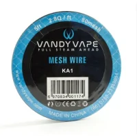 Mesh -M Wire- KA1 - Wickeldraht Vandy Vape (1.5 Meter) 80mesh - 2.8 ohmMesh -M Wire- KA1 - Wickeldraht Vandy Vape (1.5 Meter) 80mesh  - 2.8 ohmWiederstand: 2.8 Ohm / 30cm13954Vandy Vape Full Steam Ahead3,40 CHFsmoke-shop.ch3,40 CHF