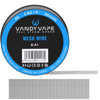 Mesh -M Wire- KA1 - Wickeldraht Vandy Vape (1.5 Meter) 80mesh - 2.8 ohmMesh -M Wire- KA1 - Wickeldraht Vandy Vape (1.5 Meter) 80mesh  - 2.8 ohmWiederstand: 2.8 Ohm / 30cm13954Vandy Vape Full Steam Ahead4,90 CHFsmoke-shop.ch4,90 CHF