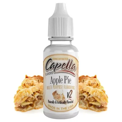 Apple Pie V2 - Capella Aroma 13ml (DIY)13 ml Capella Aroma Apple Pie&nbsp;zum Mischen mit Basis-LiquidCapella Aromen sind "Made in USA" und werden ohne Diacetyl hergestellt.Die Capella Aromen werden in einer PE-Flasche mit Tropfauslass versendet.&nbsp;Empfohlene Dosierung: ca. 5%-10% (0,5-1ml Aroma auf 10ml Basis-Liquid) Bitte die Dosierung an den VG Anteil der Basis anpassen (mehr VG = mehr Aroma)3581Capella Flavours5,80&nbsp;CHFsmoke-shop.ch5,80&nbsp;CHF