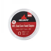 NI80 MTL Dual Core Fused Claptons Coils pre-built (10 Stück) - HellvapeEin einzigartiges Dampferlebnis mit hoher Geschmacksentwicklung.Hergestellt aus 80 Nickel.32G innen * 3.Diamètre 2,5 mm.Äußere 38GEinzel 1.0ΩDoppelt 0.5ΩGroße Langlebigkeit.Schachtel mit 10 Spulen.14038Hellvape11,90 CHFsmoke-shop.ch11,90 CHF