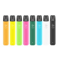 Kit Pod RF350 350mah 1.6ml Elf Bar (Ladbar USB C) Pod KitElf Bar präsentiert einen Pod, der sich durch extreme Einfachheit auszeichnet. Er hat eine eingebaute 350-mAh-Batterie und funktioniert mit einer wiederverwendbaren Kartusche mit einem kleinen Fassungsvermögen von 1,6 ml und einem vorinstallierten Widerstand.Er ist in nicht weniger als acht Farben erhältlich.Der Elf Bar RF350 Pod Kit könnte nicht einfacher sein. Er hat weder ein Display noch Tasten und wird durch Inhalation aktiviert. Er misst 102,2 x 18,9 x 11,4 mm und wiegt nur 20 g. Er kann überall mit hingenommen werden, ohne jemals Platz wegzunehmen, und eignet sich perfekt als Behelfskit.  Der Pod verfügt über einen integrierten 350-mAh-Akku und wird über ein USB-Typ-C-Kabel aufgeladen, das im Lieferumfang enthalten ist.Das RF350-Kit wird mit einer 1,6 ml fassenden Kartusche betrieben, die mit einem integrierten, nicht austauschbaren 1,2-Ohm-Widerstand ausgestattet ist. Die Patrone wird von der Seite befüllt, indem man einfach die Silikonkappe abnimmt.Inhalt : 1 x RF350 Pod1 x Wiederverwendbare Patrone1 x USB-Kabel Typ-C14057Elf Bar - Disposable Pods12,90 CHFsmoke-shop.ch12,90 CHF
