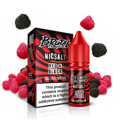 Just Juice Brutal - Red and Black Nic Salt 10ml E-liquid - vers. NikotinstärkenLieferumfang: Just Juice Brutal - Red and Black Nic Salt 10ml E-liquid - 20mgNostalgie in einer Flasche! Super süße Himbeeren und super saftige schwarze Johannisbeeren vereinen sich zu einem der Lieblingsgummis aus der Kindheit.Das Red &amp; Black Nikotinsalz wird mit 50% VG und 50% PG gemischt und ist in 11mg und 20mg erhältlich. Unsere Nikotinsalze sind extrem sanft zu verdampfen und nicht harsch im Hals wie nikotinreiche E-Liquids.50% VG / 50% PGNikotinsalz 20mg Made in Malaysia - 50 VG 20 mg Nicsalt14069Just Juice - Superier E-Liquids4,50 CHFsmoke-shop.ch4,50 CHF