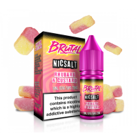 Just Juice Brutal - Rhubarb and Custard Nic Salt 10ml E-liquid - 20mg