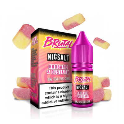 Just Juice Brutal - Rhubarb and Custard Nic Salt 10ml E-liquid - 20mgLieferumfang: Just Juice Brutal - Rhubarb and Custard Nic Salt 10ml E-liquid - 20mgFrischer Rhabarber mit nur einem Hauch von Schärfe. Perfekt ausbalanciert durch die reichhaltige, luxuriöse, süße und cremige Creme. Ihre Geschmacksknospen werden wirklich zum Leben, wenn die beiden kombinieren, um eine wirklich klassische gekocht süß zum Leben zu erwecken.Die Rhabarber &amp; Custard Nikotinsalze sind mit 50% VG und 50% PG gemischt und sind in 11mg und 20mg erhältlich. Nikotinsalze sind unglaublich glatt zu verdampfen und nicht hart auf die Kehle wie High-Nikotin e-Flüssigkeiten.50% VG / 50% PGNikotinsalz 20mg Made in Malaysia - 50 VG 20 mg Nicsalt14070Just Juice - Superier E-Liquids5,50 CHFsmoke-shop.ch5,50 CHF