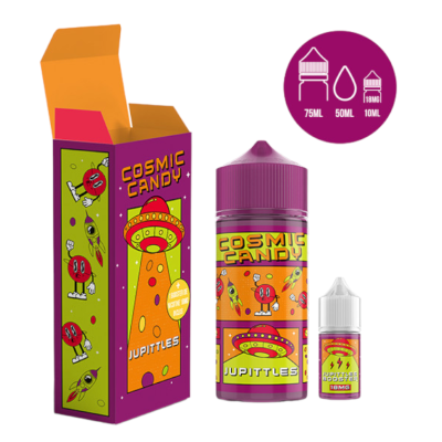 50ml + 10ml Jupittles Cosmic Candy - 3mg (ink. Shot)Geschmack: Saure Bonbons50ml + 10ml Jupittles Cosmic Candy - 03mg (ink. Shot)PG/VG: 50/50Secret's lab nimmt uns mit auf eine Reise durch die Galaxie, um Jupittles und seine Ringe mit dem Geschmack von sauren Bonbons zu entdecken. Eine köstliche Mischung aus Zucker und Pep. Die Flasche ist mit 50ml gefüllt und wird in einer Packung mit einem Booster verkauft. Das Endprodukt ist 60ml groß und enthält 3mg Nikotin.14095Secret Lab - Frankreich13,20 CHFsmoke-shop.ch13,20 CHF