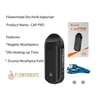 Flowermate Cap Pro VaporizerHerstellerFlowermateHerkunftChinaAnschlüsseUSB Typ CGewicht90 gLänge105 mmBreite45 mmDicke / Tiefe24 mm14119Weecke Tobacco Vaporizer Expert78,30 CHFsmoke-shop.ch78,30 CHF Flowermate Cap Pro VaporizerHerstellerFlowermateHerkunftChinaAnschlüsseUSB Typ CGewicht90 gLänge105 mmBreite45 mmDicke / Tiefe24 mm14119Weecke Tobacco Vaporizer Expert78,30 CHFsmoke-shop.ch78,30 CHF