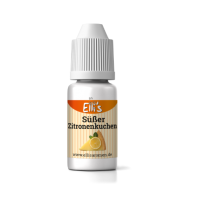 10 ml - Süsser Zitronenkuchen - Ellis Lebensmittel Aroma (DIY)Süßer Zitronenkuchen - Ellis LebensmittelaromaGeschmack: Extra weicher Zitronenkuchen 10ml Flasche  14149Ellis Aromen6,40 CHFsmoke-shop.ch6,40 CHF