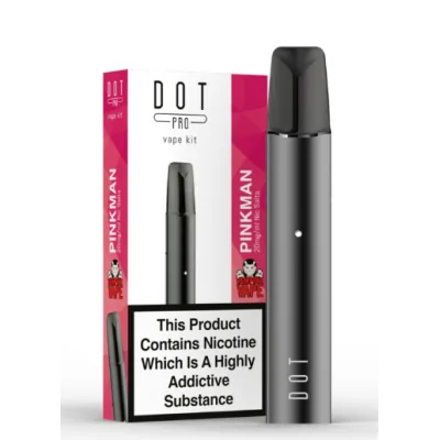 Pack Pinkman 20mg - Dot Pro 20mg - Dot Pro - Vampire Vape - PodverdampferDampfen Sie mit Leichtigkeit mit dem Dot Pro, einem ergonomischen Starterkit, das von einem 350mAh-Akku angetrieben wird, der in nur 45 Minuten eine volle Ladung erreicht.Dieses Gerät bietet ein einfaches Verdampfen durch die Verwendung von vorgefüllten Pods, die magnetisch in die Batterie für einfaches Verdampfen und Einrichten einrasten. Darüber hinaus verfügt der Dot Pro über ein ausgeklügeltes Design, das durch Ziehen aktiviert wird, d.h. Sie müssen nur am Gerät inhalieren, um es zu aktivieren.Das Kit wird mit einem einzigen Pod geliefert, der mit unserem besten Fruchtaroma Pinkman gefüllt ist. Das Fruchtaroma wird durch den wabenförmigen Mesh-Kern, der den Saft gleichmäßig erwärmt und absorbiert, lebhaft verstärkt.Die Kapsel fasst 2 ml E-Liquid und enthält 20 mg Saft auf Salzbasis, der den Heißhunger effektiv unterdrückt und gleichzeitig ein saftiges Fruchtaroma liefert.Daten:Kompaktes, ergonomisches DesignMaße Gerät: 90 x 20 mm (ohne Pod)Maße Pod: 45 x 20 mmGewicht: 18 g (ohne Pod)Ausgangsleistung: 2.5 V / 5.7 WAkkuleistung: 350 mAh Lithium-Ion (integriert)Mit einer vollen Akkuladung sind ungefähr 450 Züge möglich (je nach Dampfverhalten und Zuglänge)Wechselbare Pods mit Honeycomb Mesh Coil in diversen Geschmacksrichtungen (separat erhältlich)Tankvolumen Pod: 2 mlNikotinsalz als Nikotin BasisNikotingehalt: 20mg/mlAuslaufsichere KonstruktionMagnetische Pod-VerbindungLED-Anzeige (Ladevorgang und Akkustandsanzeige)ZugautomatikZugtechnik: MTL (Mund-zu-Lunge)Laden: Micro-USB (DC 5V / 1A)Ladezeit: 45 Minuten SchnellladefunktionGeliefert mit Patrone Pinkman 20mg 50/50 PG /VGLieferumfang1 Pod1 Patrone 20mgEigenschaften Marke: Vampire VapeHerstellung: Vereinigtes KönigreichNikotinstärke: 20mgGeschmackstyp: FruchtigFormat: Ecigarette Pod14220Vampire Vape5,90 CHFsmoke-shop.ch5,90 CHF Pack Pinkman 20mg - Dot Pro 20mg - Dot Pro - Vampire Vape - PodverdampferDampfen Sie mit Leichtigkeit mit dem Dot Pro, einem ergonomischen Starterkit, das von einem 350mAh-Akku angetrieben wird, der in nur 45 Minuten eine volle Ladung erreicht.Dieses Gerät bietet ein einfaches Verdampfen durch die Verwendung von vorgefüllten Pods, die magnetisch in die Batterie für einfaches Verdampfen und Einrichten einrasten. Darüber hinaus verfügt der Dot Pro über ein ausgeklügeltes Design, das durch Ziehen aktiviert wird, d.h. Sie müssen nur am Gerät inhalieren, um es zu aktivieren.Das Kit wird mit einem einzigen Pod geliefert, der mit unserem besten Fruchtaroma Pinkman gefüllt ist. Das Fruchtaroma wird durch den wabenförmigen Mesh-Kern, der den Saft gleichmäßig erwärmt und absorbiert, lebhaft verstärkt.Die Kapsel fasst 2 ml E-Liquid und enthält 20 mg Saft auf Salzbasis, der den Heißhunger effektiv unterdrückt und gleichzeitig ein saftiges Fruchtaroma liefert.Daten:Kompaktes, ergonomisches DesignMaße Gerät: 90 x 20 mm (ohne Pod)Maße Pod: 45 x 20 mmGewicht: 18 g (ohne Pod)Ausgangsleistung: 2.5 V / 5.7 WAkkuleistung: 350 mAh Lithium-Ion (integriert)Mit einer vollen Akkuladung sind ungefähr 450 Züge möglich (je nach Dampfverhalten und Zuglänge)Wechselbare Pods mit Honeycomb Mesh Coil in diversen Geschmacksrichtungen (separat erhältlich)Tankvolumen Pod: 2 mlNikotinsalz als Nikotin BasisNikotingehalt: 20mg/mlAuslaufsichere KonstruktionMagnetische Pod-VerbindungLED-Anzeige (Ladevorgang und Akkustandsanzeige)ZugautomatikZugtechnik: MTL (Mund-zu-Lunge)Laden: Micro-USB (DC 5V / 1A)Ladezeit: 45 Minuten SchnellladefunktionGeliefert mit Patrone Pinkman 20mg 50/50 PG /VGLieferumfang1 Pod1 Patrone 20mgEigenschaften Marke: Vampire VapeHerstellung: Vereinigtes KönigreichNikotinstärke: 20mgGeschmackstyp: FruchtigFormat: Ecigarette Pod14220Vampire Vape5,90 CHFsmoke-shop.ch5,90 CHF