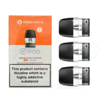 GeekVape Wenax/Sonder - Q Pod - Cartridge Pod 3 Stück 2ml - vers. OhmGeekvape Q Ersatz-Patrone hat 2ml Kapazität mit Top Nachfüllen Design. Entwickelt für:Geekvape Sonder Q Pod System KitGeekvape Wenax Q Pod System Bausatz Pakete:1x Geekvape Q Kartusche Pod Pack14221geekvape11,90 CHFsmoke-shop.ch11,90 CHF