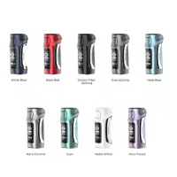 SMOK MAG SOLO MOD (1x 21700) - bis zu 100 Watt) Box ModDer Smok Mag Solo Mod ist die ideale Wahl für Dampfer, die nach einem leistungsstarken Gerät suchen. Es wird von Ihrer Wahl von 18650 oder 21700 Batterie (separat erhältlich) angetrieben und kann bis zu 100W ausgeben - mehr als genug für die meisten vape Tanks. Sie können diesen Mod auch als Teil des Mag Solo vape kit finden, wo es mit dem Sub-Ohm Smok T-Air Tank kommt.Eigenschaften:5 - 100W LeistungsbereichBenötigt eine 18650 oder 21700 BatterieMehrere Vaping-ModiUSB-C-SchnellaufladungDer Mag Solo Mod verfügt über zwei Ausgabemodi für ein anpassbares Dampferlebnis. Variable Wattzahl bedeutet, dass Sie die Leistung einstellen und verschiedene Mengen an Dampf produzieren können, um Ihren Vorlieben und dem von Ihnen gewählten Tank gerecht zu werden. Der Temperaturkontrollmodus ermöglicht es Ihnen, eine maximale Temperatur für Ihre Coils einzustellen, die sie vor dem Verbrennen bewahrt und es Ihnen ermöglicht, die beste Heizstufe für Ihr E-Liquid zu finden. Der Mod unterstützt schnelles Aufladen mit dem mitgelieferten USB-C-Kabel.Enthält:Smok Mag Solo ModUSB-C-LadekabelBenutzerhandbuch14226Smoketech33,60 CHFsmoke-shop.ch33,60 CHF