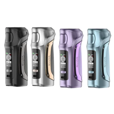 SMOK MAG SOLO MOD (1x 21700) - bis zu 100 Watt) Box ModDer Smok Mag Solo Mod ist die ideale Wahl für Dampfer, die nach einem leistungsstarken Gerät suchen. Es wird von Ihrer Wahl von 18650 oder 21700 Batterie (separat erhältlich) angetrieben und kann bis zu 100W ausgeben - mehr als genug für die meisten vape Tanks. Sie können diesen Mod auch als Teil des Mag Solo vape kit finden, wo es mit dem Sub-Ohm Smok T-Air Tank kommt.Eigenschaften:5 - 100W LeistungsbereichBenötigt eine 18650 oder 21700 BatterieMehrere Vaping-ModiUSB-C-SchnellaufladungDer Mag Solo Mod verfügt über zwei Ausgabemodi für ein anpassbares Dampferlebnis. Variable Wattzahl bedeutet, dass Sie die Leistung einstellen und verschiedene Mengen an Dampf produzieren können, um Ihren Vorlieben und dem von Ihnen gewählten Tank gerecht zu werden. Der Temperaturkontrollmodus ermöglicht es Ihnen, eine maximale Temperatur für Ihre Coils einzustellen, die sie vor dem Verbrennen bewahrt und es Ihnen ermöglicht, die beste Heizstufe für Ihr E-Liquid zu finden. Der Mod unterstützt schnelles Aufladen mit dem mitgelieferten USB-C-Kabel.Enthält:Smok Mag Solo ModUSB-C-LadekabelBenutzerhandbuch14226Smoketech33,60 CHFsmoke-shop.ch33,60 CHF