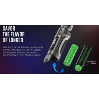 SMOK MAG SOLO MOD (1x 21700) - bis zu 100 Watt) Box ModDer Smok Mag Solo Mod ist die ideale Wahl für Dampfer, die nach einem leistungsstarken Gerät suchen. Es wird von Ihrer Wahl von 18650 oder 21700 Batterie (separat erhältlich) angetrieben und kann bis zu 100W ausgeben - mehr als genug für die meisten vape Tanks. Sie können diesen Mod auch als Teil des Mag Solo vape kit finden, wo es mit dem Sub-Ohm Smok T-Air Tank kommt.Eigenschaften:5 - 100W LeistungsbereichBenötigt eine 18650 oder 21700 BatterieMehrere Vaping-ModiUSB-C-SchnellaufladungDer Mag Solo Mod verfügt über zwei Ausgabemodi für ein anpassbares Dampferlebnis. Variable Wattzahl bedeutet, dass Sie die Leistung einstellen und verschiedene Mengen an Dampf produzieren können, um Ihren Vorlieben und dem von Ihnen gewählten Tank gerecht zu werden. Der Temperaturkontrollmodus ermöglicht es Ihnen, eine maximale Temperatur für Ihre Coils einzustellen, die sie vor dem Verbrennen bewahrt und es Ihnen ermöglicht, die beste Heizstufe für Ihr E-Liquid zu finden. Der Mod unterstützt schnelles Aufladen mit dem mitgelieferten USB-C-Kabel.Enthält:Smok Mag Solo ModUSB-C-LadekabelBenutzerhandbuch14226Smoketech33,60 CHFsmoke-shop.ch33,60 CHF
