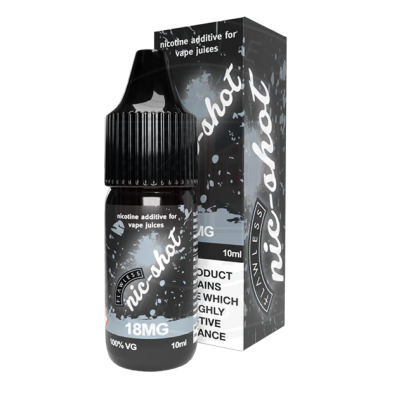 Flawless Nic Shot - Nicotine Shot 10ml - 18mg - 100% VGLieferumfang: Flawless Nic Shot - Nicotine Shot 10ml  - 18mg - 100% VGNikotin Schuss von makellosen, die eine Shortfill 10ml ist Unsere 100% VG Nikotin Schüsse sind Premium-Qualität. Der Unterschied zwischen unseren Nikotin-Shots und anderen auf dem Markt ist, dass sie kein PG enthalten, was bedeutet, dass Sie das MAXIMALE Aroma Ihrer E-Flüssigkeit erhalten,Dieser Nikotinshot hat eine Stärke von 18mg. 14232Flawless E-Liquid UK1,80 CHFsmoke-shop.ch1,80 CHF