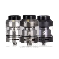 Vaperz Cloud Osiris RTA 30 mm (Selbstwickelverdampfer)Lieferumfang:Vaperz Cloud Osiris RTA 30 mm (Selbstwickelverdampfer)Die Osiris RTA ist die neueste Dual Coil 25mm (Mini) oder 30mm RTA, um die Vaperz Cloud Linie von Hardware beitreten! Das Deck bringt vier 2,5 mm x 2,0 mm einzelne Pfostenlöcher für einfache Spule Installation mit vier inidividual Docht Ports für hohe Wattzahl vaping! Mit der Einführung der ''Full Flow'' Saftflusskontrolle gibt der Osiris dem Benutzer die Möglichkeit, den Saftfluss individuell zu steuern, indem er das Deck mit dem inneren Barrel verriegelt und so den vollen Bewegungsspielraum beim Schließen des Saftflusses hat, ohne dass die Gefahr besteht, dass er sich löst. Dies ist perfekt für Reisezwecke oder für die Anpassung des Dochtstroms je nach Wattzahl oder Flüssigkeit, die Sie verwenden. Mit seiner einzigartigen Bottom-Shoot-Luftströmung verfehlt der Osiris seine Wirkung nicht, sowohl was den Geschmack als auch die Dampfproduktion angeht. Wenn Sie für hohe Wattleistung Wolken oder intesnse mittleren Wattleistung Geschmack suchen - die Osiris ist die RTA für Sie!SPEZIFIKATIONEN30mm Außendurchmesser oder 25mm Außendurchmesser (Mini)36,75mm Höhe oder 35,5mm Höhe (Mini)Quick Release Top Cap - Vierteldrehung ein/ausPostless Dual Coil Build DeckShoot-System Luftstrom von untenFull Flow"-Verriegelungssystem Saftkontrolle22-Loch oder 18-Loch (Mini) geschlitzter, diffuser Luftstromeinlass14233Vaperz Cloud38,50 CHFsmoke-shop.ch38,50 CHF