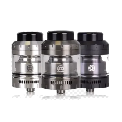 Vaperz Cloud Osiris RTA 30 mm (Selbstwickelverdampfer)Lieferumfang:Vaperz Cloud Osiris RTA 30 mm (Selbstwickelverdampfer)Die Osiris RTA ist die neueste Dual Coil 25mm (Mini) oder 30mm RTA, um die Vaperz Cloud Linie von Hardware beitreten! Das Deck bringt vier 2,5 mm x 2,0 mm einzelne Pfostenlöcher für einfache Spule Installation mit vier inidividual Docht Ports für hohe Wattzahl vaping! Mit der Einführung der ''Full Flow'' Saftflusskontrolle gibt der Osiris dem Benutzer die Möglichkeit, den Saftfluss individuell zu steuern, indem er das Deck mit dem inneren Barrel verriegelt und so den vollen Bewegungsspielraum beim Schließen des Saftflusses hat, ohne dass die Gefahr besteht, dass er sich löst. Dies ist perfekt für Reisezwecke oder für die Anpassung des Dochtstroms je nach Wattzahl oder Flüssigkeit, die Sie verwenden. Mit seiner einzigartigen Bottom-Shoot-Luftströmung verfehlt der Osiris seine Wirkung nicht, sowohl was den Geschmack als auch die Dampfproduktion angeht. Wenn Sie für hohe Wattleistung Wolken oder intesnse mittleren Wattleistung Geschmack suchen - die Osiris ist die RTA für Sie!SPEZIFIKATIONEN30mm Außendurchmesser oder 25mm Außendurchmesser (Mini)36,75mm Höhe oder 35,5mm Höhe (Mini)Quick Release Top Cap - Vierteldrehung ein/ausPostless Dual Coil Build DeckShoot-System Luftstrom von untenFull Flow"-Verriegelungssystem Saftkontrolle22-Loch oder 18-Loch (Mini) geschlitzter, diffuser Luftstromeinlass14233Vaperz Cloud55,00 CHFsmoke-shop.ch55,00 CHF