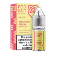 10 ml POD SALT FUSION - Strawberry Banana Rhubarb - Nikotinsalz Liquid10 ml POD SALT FUSION - Strawberry Banana Rhubarb -10 mg - Nikotinsalz Liquid...Geschmack:Zu der süssen, fruchtigen Mischung aus saftigen Erdbeeren und cremigen und zarten Bananen gesellt sich fein-säuerlicher Rhabarber. Diese Mischung wird dir das Wasser im Mund zusammenlaufen lassen.50% | VG / PGInhalt: 10 mlNikotingehalt: 10mg oder  20 mgMischverhältnis: 50% PG / 50% VGInhaltstoffe: Propylenglykol, pflanzliches Glyzerin, Aromen, Nikotin 14240Pod Salt - Nikotinsaltz6,90 CHFsmoke-shop.ch6,90 CHF