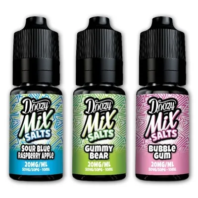 Doozy Mix Salt - 20mg - Cream Tobacco - NikotinsalzDoozy Mix Nic Salts sind eine Reihe von Nikotinsalz e-Liquid, die einen weichen, befriedigenden Dampf bieten. Sie sind in einer Vielzahl von Geschmacksrichtungen erhältlich, darunter Bubble-Gum, saure blaue Himbeere Apfel, rosa Limonade, gemischte Beeren, Gummibärchen und Sahne-Tabak. Die Niksalze sind in den Stärken 5mg, 10mg und 20mg erhältlich, so dass Sie den perfekten Nikotingehalt für Ihre Bedürfnisse finden können.Ihre 50/50 VG/PG-Mischung macht sie am besten geeignet für Mund-zu-Lunge-Starterkits, Pod-Geräte und Pod-Mod-Kits.Doozy Vape - MIX&nbsp; Salts 10ml -10 mg oder&nbsp; 20mg Nikotinsalz50% | VG / PG14248Doozy Liquids5,90&nbsp;CHFsmoke-shop.ch5,90&nbsp;CHF