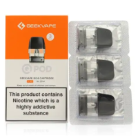 GeekVape Wenax/Sonder - Q Cartridge Pod 3 Stück 2ml - vers. OhmGeekvape Q Ersatz-Patrone hat 2ml Kapazität mit Top Nachfüllen Design. Entwickelt für:Geekvape Sonder Q Pod System KitGeekvape Wenax Q Pod System Bausatz Pakete:1x Geekvape Q Kartusche Pod Pack14221geekvape11,90 CHFsmoke-shop.ch11,90 CHF