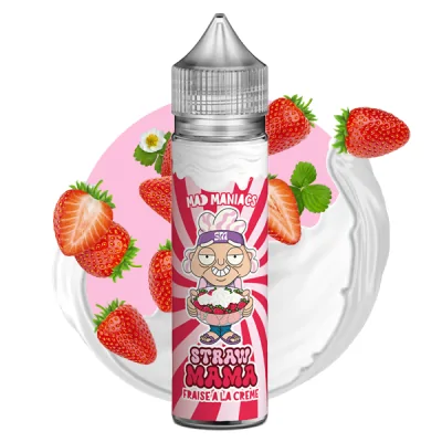 STRAW MAMA - Mad Maniacs 50ml 00mg - ShortfillGeschmack: Schlagsahne, ErdbeerePG/VG: 50/50Finden Sie Straw Mama und seinen Geschmack von Erdbeere mit Sahne.00mg – Flüssigkeit überdosiert an Aromen14292MAD Maniacs - Premiuim Liquids FR19,90 CHFsmoke-shop.ch19,90 CHF