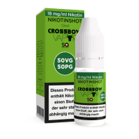 Nikotin Shot by Crossbow Vapor 18mg/ml vers. MischverhältnisseNikotin Shot 18mg/ml 70VG/30PG von Crossbow Vapor erhältlich in der 10ml Flasche. Dieser qualitativ hochwertige Nikotinshot in High VG ist perfekt geeignet um 0mg Liquids und Aromen auf die gewünschte Nikotinstärke anzureichern.14318Crossbow Vapor Squape3,50 CHFsmoke-shop.ch3,50 CHF