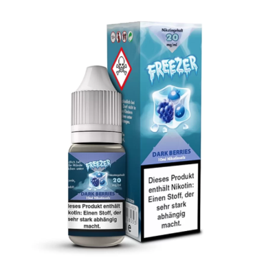 Freezer - Dark Berries - Nikotinsalz Liquid 20mg/mlDark Berries von Freezer aus Deutschland ist ein Mix aus verschiedenen süssen, dunklen Beeren herrlich gekühlt. Dark Berries von Freezer aus Deutschland ist ein Mix aus verschiedenen süssen, dunklen Beeren herrlich gekühlt.Geräteempfehlung: nachfüllbare Pod-Systeme10ml Flasche, 10mg oder 20mg Nikotinsalz.50VG/50PG14327Bro's Frost Aroma5,50 CHFsmoke-shop.ch5,50 CHF