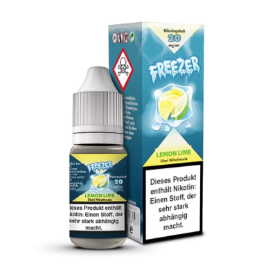 Freezer - Lemon Lime - Nikotinsalz Liquid 20mg/mlLemon Lime von Freezer aus Deutschland ist ein Mix aus gekühlter Zitrone und prickelnder Limette. Lemon Lime von Freezer aus Deutschland ist ein Mix aus gekühlter Zitrone und prickelnder Limette.Geräteempfehlung: nachfüllbare Pod-Systeme10ml Flasche, 10mg oder 20mg Nikotinsalz.50VG/50PG14328Bro's Frost Aroma5,50 CHFsmoke-shop.ch5,50 CHF