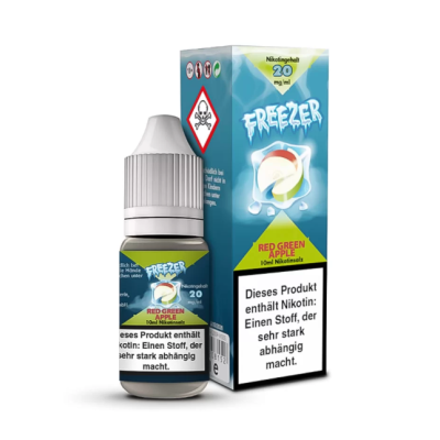 Freezer - Red Green Apple - Nikotinsalz Liquids 20mg/mlRed Green Apple von Freezer ist ein angenehm gekühlter Mix aus grünen und roten Äpfeln. Red Green Apple von Freezer ist ein angenehm gekühlter Mix aus grünen und roten Äpfeln.Geräteempfehlung: nachfüllbare Pod-Systeme10ml Flasche, 10mg oder 20mg Nikotinsalz.50VG/50PG14329Bro's Frost Aroma5,50 CHFsmoke-shop.ch5,50 CHF