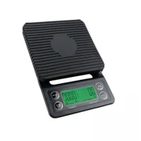 Noire Numérique Minuteur - Waage - für Selbstmischer 0.5 - 3 KGLCD-Bildschirm mit Hintergrundbeleuchtung.Wiegebereich: 0,5 Gramm bis 3 Kilogramm.Die Genauigkeit liegt bei 0,1 Gramm.&nbsp;Schale aus Silikon&nbsp;Timer-Funktion&nbsp;4 verschiedene Umrechnungseinheiten: (g, oz, tl und ct).Aufladen über USB-C.Einfach zu bedienenEigenschaften:Maximale Messkapazität: 3 kgGenauigkeit: 0,1 gMaßeinheiten: g, ml, ozAkku: 2 Batterien im Lieferumfang enthaltenAbmessungen: 19 x 13 x 3 cmGewicht: 400 gLieferumfang:1 x Schwarze digitale Waage Timer1x Bedienungsanleitung14357Smoke-Shop.ch14,90&nbsp;CHFsmoke-shop.ch14,90&nbsp;CHF